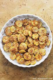 Garlic Parmesan Yellow Squash Chips Yellow Squash Recipes Squash Recipes Recipes