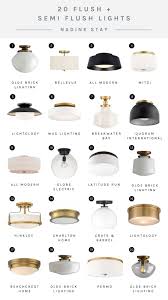 Many types of ceiling flush mount lights also feature a plastic shade. 20 Boob Light Alternatives Flush Semi Flush Ceiling Lights Nadine Stay