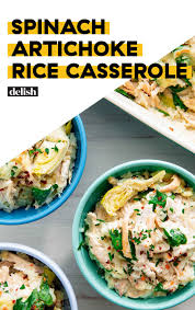 This Chicken Spinach Artichoke Casserole Is Ridiculously Good Recipe Artichoke Recipes Chicken Dinner Spinach Artichoke