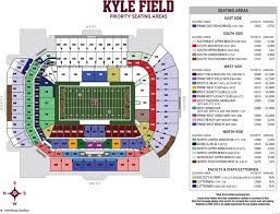 texas a m stadium seating chart best picture of chart