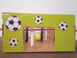 Diy Mini Foosball Table Foosball Recycled Crafts Kids Easy Crafts For Kids