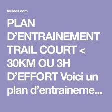 Plan entrainement trail 20 40 km. Plan D Entrainement Trail Court 30km Ou 3h D Effort Voici Un Plan D Entrainement Sur 7 Semaines Avec 3 Sortie Plan Entrainement Trail Trail Plan Entrainement
