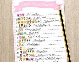 Children S Books Emoji Pictionary Baby Shower Game Instant Download Print At Home Blue Color Bridal Shower Games Printable Bridal Shower Games Bridal Shower Honey