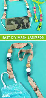 How To Make Mask Lanyards For Boys And Girls Easy Face Mask Diy Diy Mask Diy Lanyard