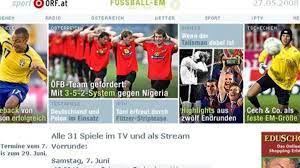 Los geht es am donnerstag, dem 21. Orf Ubertragt Em 2008 Im Internet Kultur