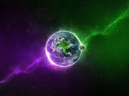 Life Is Strange Before The Storm скачать на андроид Purple And Green On The Wall Green And Purple Planets Art Wallpaper Earth