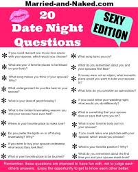 Use it or lose it they say, and that is certainly true when it comes to cognitive ability. 20 Sexy Date Night Questions Free Printable