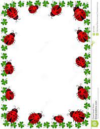 Limited edition print by joan healey. Ladybugs Border Frame With Clovers Download From Over 64 Million High Quality Stock Photos Images Vectors Sign U Ladybug Ladybug Frame Boarders And Frames