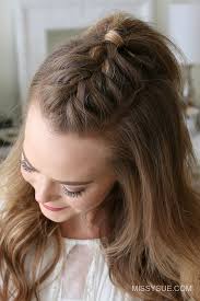 Using our sweethearts volumiser hot tool to create the volume and. French Mohawk Braid Missy Sue