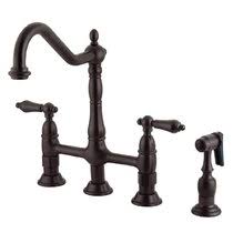 Shop wayfair for all the best oil rubbed bronze touchless kitchen faucets. Bridge Oil Rubbed Bronze Kitchen Faucets You Ll Love In 2021 Wayfair