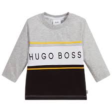 Boys Grey Cotton Top