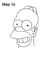 Homer drawing resources are for free download on yawd. Pin By Sarah Penning On Nachzeichnen Simpsons Drawings Homer Simpson Drawing Simpsons Art