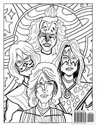 Kiss (often stylized as kiϟϟ) is an american rock band formed in new york city in january 1973 by paul stanley, gene simmons, ace frehley, and peter criss. Kiss Coloring Book Kiss Band Members Coloring Pages For Adults Fan Relaxation Gift Parker Donna 9798652118464 Amazon Com Books
