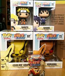 Funko Pop Naruto Complete Set Of 4 Mystery Mini Kurama Gamestop Exclusive Anime Pop Figures Funko Pop Funko Pop Collection