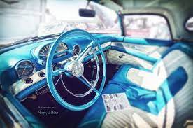 Not Found Blue And White Thunderbird Car Car Show