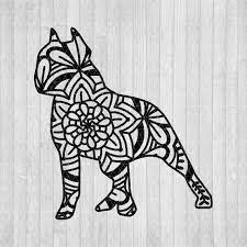 Free Free Mandala Pitbull Svg 735 SVG PNG EPS DXF File