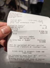 All customers, who send international mails or packages, receive. My Royal Mail Tracking Number Scambait