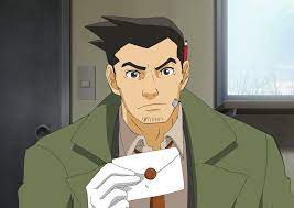 oh my dear gumshoe, anime did not treat you very well. in short, another  redrawing of the anime that I did xD : r/AceAttorney