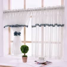 From classic valance curtains to trendy panel curtains, you'll find styles, patterns and colors to complement your home décor. Rzcortinas Pastoral Kitchen Curtains With Elegant Valance White Coffee Curtain Modern Window Sheer Curtains For Livingroom 1pc Curtains Aliexpress