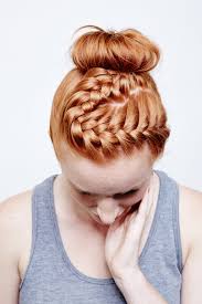 (via confessions of a hair stylist). Braided Bun Tutorial Popsugar Beauty