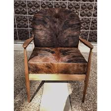 Image Of Danish Mid Century Modern Cowhide Chair Cowhide Chair Chair Club Chairs