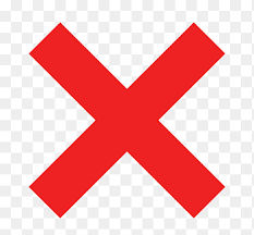 X mark Sign Check mark, black x chin, angle, airplane png | PNGEgg