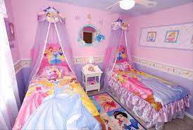 A solid color covers the reverse for a clean look. Teenage Pink And Purple Princess Room Novocom Top