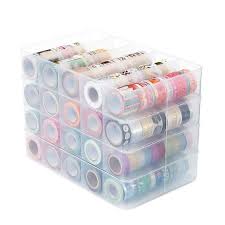 Washi Tape Storage Box By Recollections In 2020 Washi Tape Storage Tape Storage Craft Room Storage