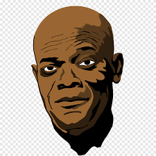 Samuel L. Jackson Cartoon, Samuel L Jackson Free, celebrities, face png