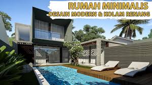 Maka tak perlu khawatir mari simak beberapa kumpulan foto desain kolam renang minimalis modern yang mewah dibawah ini. Rumah 2 Lantai Minimalis Modern Dengan Kolam Renang Luas Bangunan 187m2 Youtube