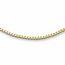 14k gold box chain 20 inch. Ladies 1 15mm Box Chain Necklace In 14k Gold 20 Zales