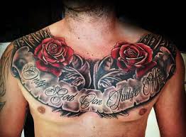 Top 53 Scroll Tattoo Ideas 2020 Inspiration Guide Scroll Tattoos Chest Piece Tattoos Cool Chest Tattoos
