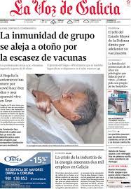 La actualidad e información local sobre galicia y sus principales ciudades: Periodico La Voz De Galicia 24 1 2021