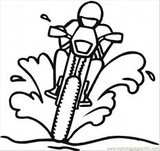 Coloring  both blue and rw3 bikes can be colored using a bike coloring kit. Racing On The Dirty Road Coloring Page For Kids Free Bikes Printable Coloring Pages Online For Kids Coloringpages101 Com Coloring Pages For Kids