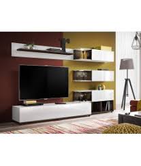 Meuble tv design manguier massif et laiton zaika. Meuble Tv Mural Design Pour Salon