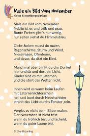 Ein Bild Vom November Elkes Kindergeschichten Geschichten Fur Kinder Gedichte Fur Kinder Kinder Gedichte