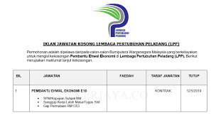 Jabatan perancang bandar dan desa negeri johor. Permohonan Jawatan Kosong Lembaga Pertubuhan Peladang Dibuka