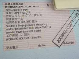 Eligibility Criteria For The Hong Kong Working Holiday Visa Scheme Hong Kong Visa Handbook