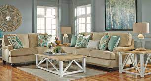 Pops Of Paisley And Cool On Trend Hues Lend Lochian S Living Room Set By Benchcraf Coastal Living Room Furniture Coastal Style Living Room Coastal Living Room
