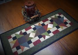 Quilted Table Runner Quilted Primitive Table Runner Quilted Country Table Runner Farmhouse S Quilted Table Runners Quilted Table Runner Handmade Table Runner