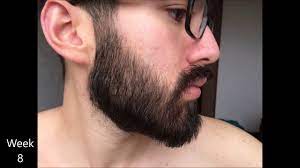 Once your hair growth pattern is set, you will probably find that your facial hair will grow at a rate of around 1/2 inch per month. Growing My Beard For 4 Months Youtube