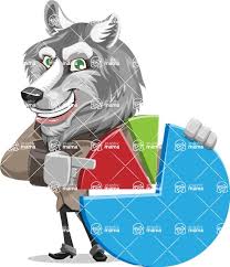 Wolf Businessman Cartoon Vector Character Aka Wolf Wilder