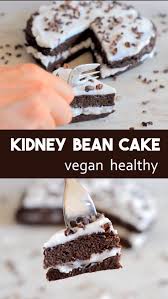 Kidney Bean Chocolate Cake Recipe Healthy Chocolate Vegan Dessert Recipes Bean Cakes