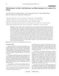 Ele vinha enfrentando uma série de problemas de saúde. Pdf Methodology For Bare Soil Detection And Discrimination By Landsat Tm Image