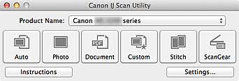 The mf scan utility is software for conveniently scanning photographs, documents, etc. Canon Pixma Manuals Mx920 Series Ij Scan Utility Main Screen