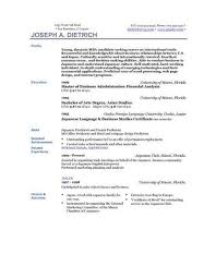 resume template