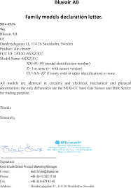 If you wish to enclose documents, you can either list all enclosed documents separately or just write the word 'enclosure' below the signature. 6xxz Cc Air Cleaner Cover Letter Model Difference Letter Blueair Ab