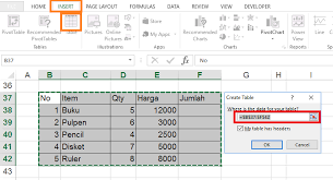 Maybe you would like to learn more about one of these? Cara Membuat Tabel Di Microsoft Excel Belajar Microsoft Excel