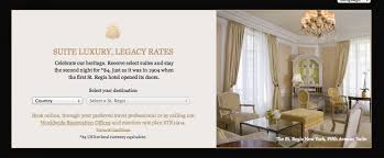 Two nights luxurious b&b · 3 course dinner in the duck · 5 course seasonal dinner in the conservatory this offer includes two nights bed and full irish breakfast in one of our luxurious bedrooms and dinner in both of our restaurants. Spg Promos 4 Suite Nights Free St Regis Nights More The Points Guy