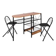 Mutfak masası modelleri ile mutfağınızda geçirdiğiniz saatleri anlamlı kılın. Ofisbazaar 2 Tabureli Mutfak Masasi Seti Siyah Kiraz Evidea